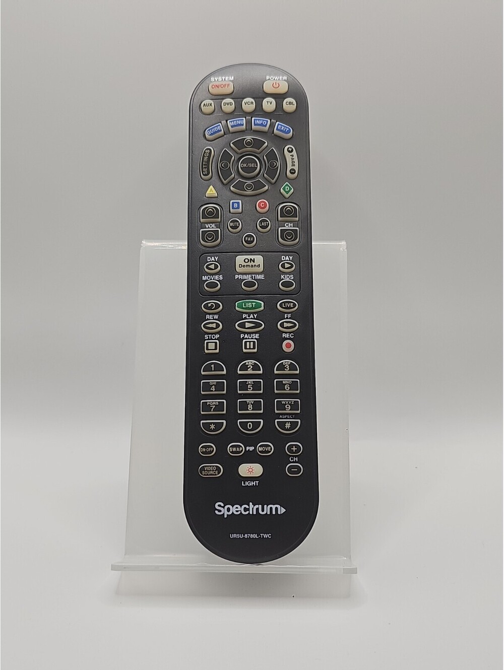 Spectrum Remote Control UR5U-8780L-TWC Tested Works Great (E)